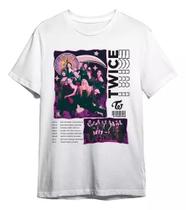 Camiseta Unissex Twice World Tour "Ready To Be" - Grupo Kpop Coreano