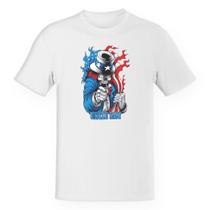 Camiseta Unissex Uncle Sam Skull