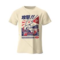 Camiseta Unissex Urbana Com Estampa De Dinossauro Anime, Design De Desenho Japonês, Moda Streetwear