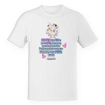 Camiseta Unissex Versiculo Fofinho Honra teu pai e tua mãe