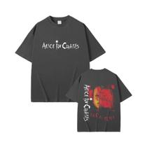 Camiseta Unissex Vintage Alice in Chains Jar of Flies, Camiseta De Banda De Rock, Casual De Verão,
