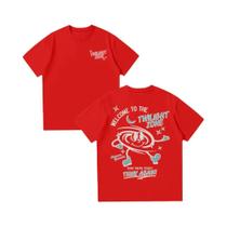 Camiseta Unissex Vintage Ariana Grande Twilight Zone Think Again De Algodão De Alta Qualidade, Macia