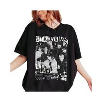 Camiseta Unissex Vintage De Algodão SKZ Domination Casual, Camisa De Algodão Puro Para Homens E Camiseta Unissex Vintage De Algodão SKZ Domination Casual, Camisa De Algodão Puro Para Homens E