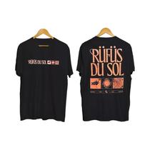 Camiseta Unissex Vintage De Verão Rufus Du Sol 2025 Para Concerto, Streetwear Masculino E Feminino