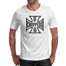 Camiseta Unissex West coast chopper cruz vazada Camiseta Unissex West coast chopper cruz vazada