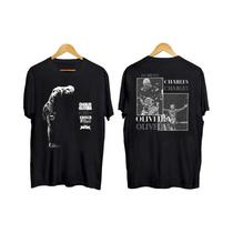 Camiseta Unissex Y2K Charles Oliveira Do Bronx De Luxo De Alta Qualidade Com Estampa Dupla Face