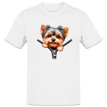 Camiseta Unissex Yorkshire Terrier no Ziper