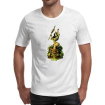 Camiseta Unissex Zumbi Girl Tiki Camiseta Unissex Zumbi Girl Tiki