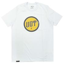 Camiseta UOT Branca/Mostarda ORIGINAL UMCM-0257 Cor-01