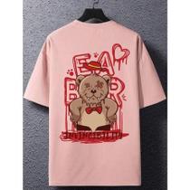 Camiseta Urso Chapéu Gravata Moda de Rua Streetwear Novo! Camiseta Urso Chapéu Gravata Moda de Rua Streetwear Novo!