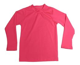Camiseta UV Bebê Unissex Proteção Solar Manga Longa Cores Neon Verão - TAMANHO P