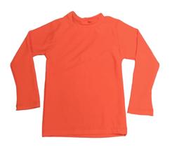 Camiseta UV Bebê Unissex Proteção Solar Manga Longa Cores Neon Verão - TAMANHO P