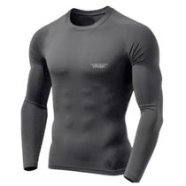 Camiseta Uv Dry Masculina Manga Longa Segunda Pele Térmica Proteção Solar UV50+