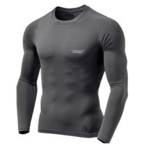 Camiseta Uv Dry Masculina Manga Longa Segunda Pele Térmica Proteção Solar UV50+