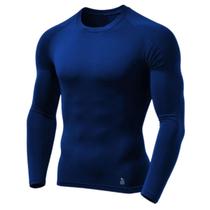 Camiseta Uv Dry Masculina Manga Longa Segunda Pele Térmica Proteção Solar UV50+