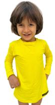 Camiseta UV Infantil Proteção Solar 50+ Amarela Camiseta UV Infantil Proteção Solar 50+ Amarela