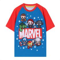 Camiseta Uv Marvel Infantil Menino 1 a 4 Anos -