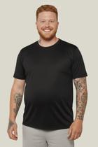 Camiseta UV Masculina Plus Size Manga Curta UV 50+ WSS Brasil