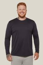 Camiseta UV Masculina Plus Size Manga Longa UV 50+ WSS Brasil Camiseta UV Masculina Plus Size Manga Longa UV 50+ WSS Brasil