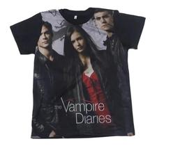 Camiseta Vampire Diaries Diarios Vampiro Blusa Adulto S083 BM