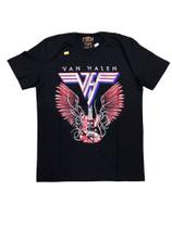 Camiseta Van Halen Logo Blusa Adulto Unissex Banda de Rock Bo1655