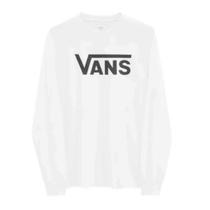 Camiseta Vans Classic M/L White Black