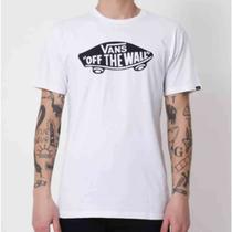 Camiseta Vans Malha Branco/Preto