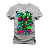 Camiseta Varias Cores Estampada Confortável Porneit