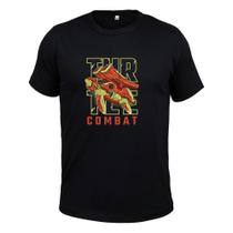 Camiseta Várias Cores Malha 30.1 Estampada Combat