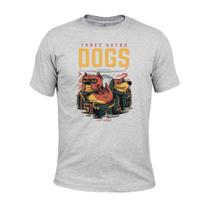 Camiseta Várias Cores Malha 30.1 Estampada Dogs