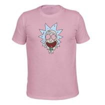 Camiseta Várias Cores Tecido Macio Estampada Rick Mau