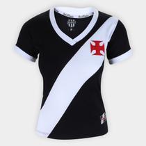 Camiseta Vasco Da Gama Retro Mania 1948 Feminina Camiseta Vasco Da Gama Retro Mania 1948 Feminina
