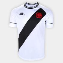 Camiseta Vasco Kombat I Player Home 2020 Kappa Masculina - Branca