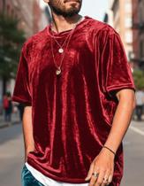 Camiseta Veludo Casual