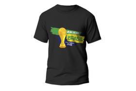 Camiseta vem hexa brasil preta Camiseta vem hexa brasil preta