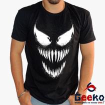 Camiseta Venom 100% Algodão Geeko