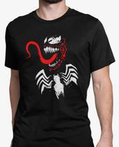 Camiseta Venom Eddie Brock Tom Hardy Vilão Spiderman Geek