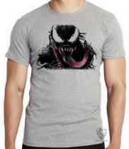 Camiseta Venom Vilão Blusa criança infantil juvenil adulto camisa tamanhos