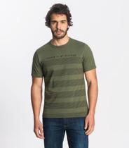 Camiseta verde adulto masculino detalhe presponto confortável pra o dia dia Rovitex
