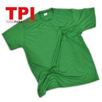 Camiseta Verde Bandeira Adulto Poliéster