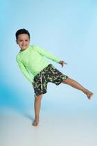 Camiseta verde néon UV 50+