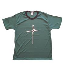 Camiseta Verde Personalizada Fé Religião Evangélica Gospel