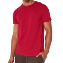Camiseta Vermelha 100% Algodão Masculina