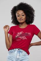 Camiseta - Vermelha Estampada Camiseta - Vermelha Estampada