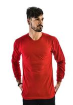 Camiseta Vermelha manga longa Masculina