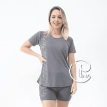 Camiseta Veste Legging Tapa Bumbum Poliamida Microfibra PINA Camiseta Esporte Academia Ginástica