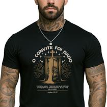 Camiseta Vinde a Mim Porta Estreita 100% Algodão Camiseta Vinde a Mim Porta Estreita 100% Algodão