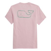 Camiseta Vineyard Vines Vintage Whale de Manga Curta Flamingo G