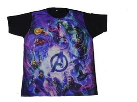 Camiseta Vingadores Avengers Blusa Adulto Unissex H136 BM Camiseta Vingadores Avengers Blusa Adulto Unissex H136 BM