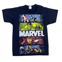 Camiseta Vingadores Avengers Super Heróis Thor Hulk Capitão América Blusa Infantil Maj1703